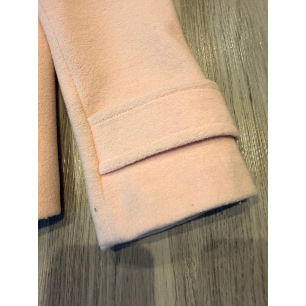 Women's St. John's Bay Pink Pea Coat Sm Wool Cashmere Blend Old Money‎ Soft Girl - Picture 5 of 14